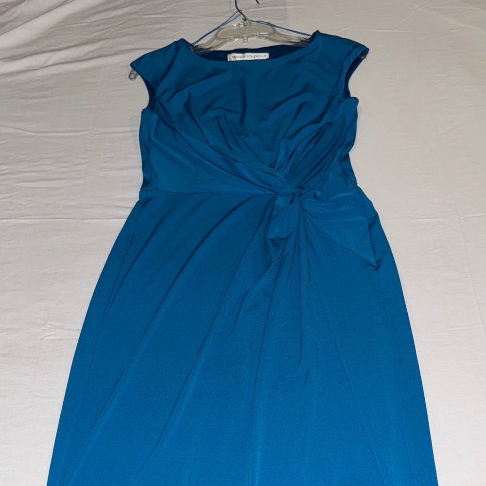 Maggy London Blue Midi Dress
